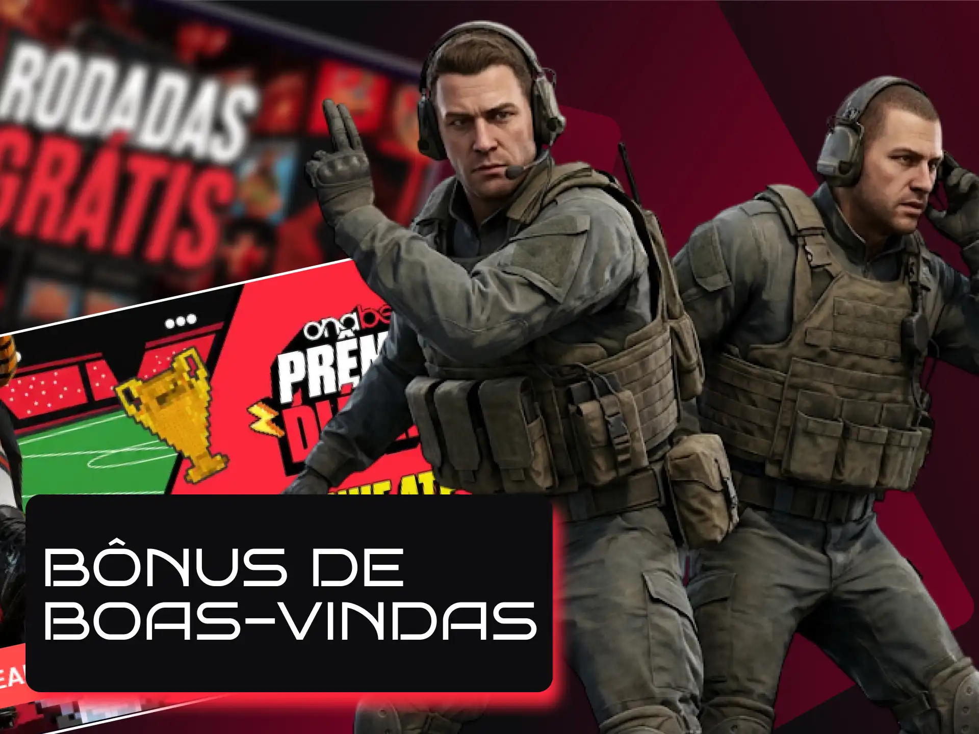 Ofertas e bônus de boas-vindas para novos jogadores de CS2 na Onabet.